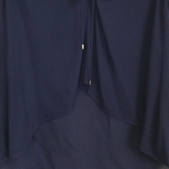 🌺SOLD🌺 Haute Hippie Ruffle Lace Up Silk Top - Picture 5 of 8